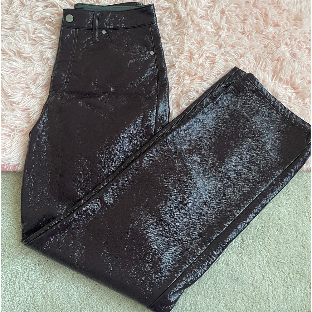 Express Purple Leather Pants